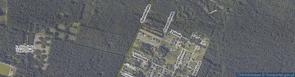 Zdjęcie satelitarne Truskawkowa ul.